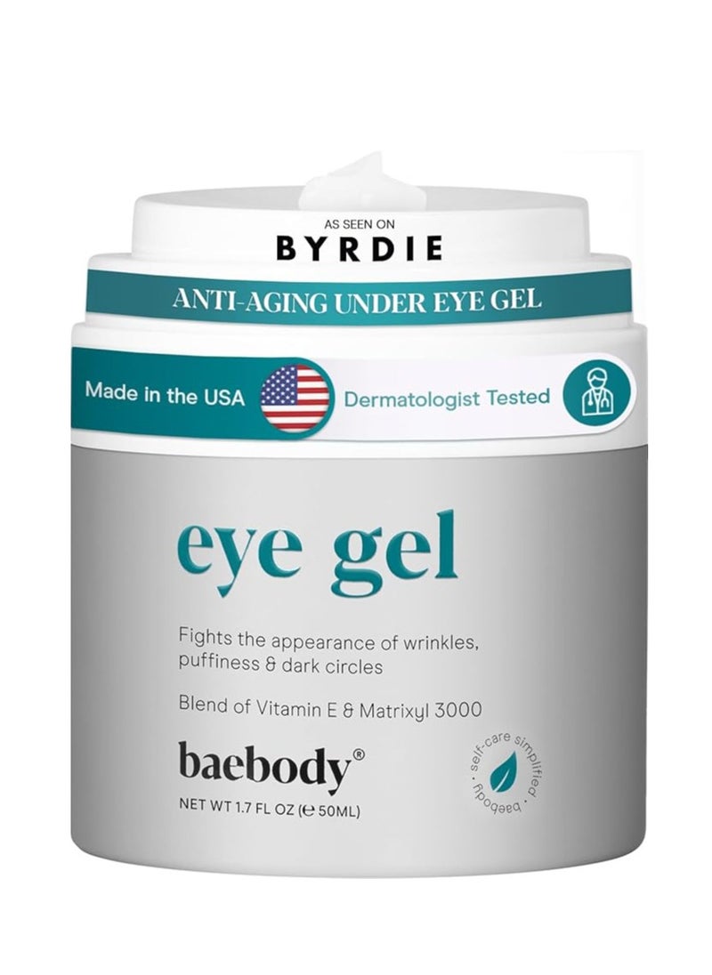 Baebody - Eye Gel fights the appearance of wrinkles, puffiness and dark circles 1.7 Fl oz 50ml - Image 1
