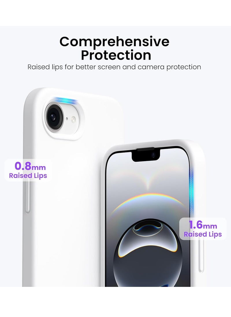 Houmt iPhone 16e 6.1-Inch Case Cover Premium Liquid Silicone Case Soft Anti-Scratch Shockproof Camera Protection Phone Cover For iPhone 16e 6.1-Inch  - Image 5