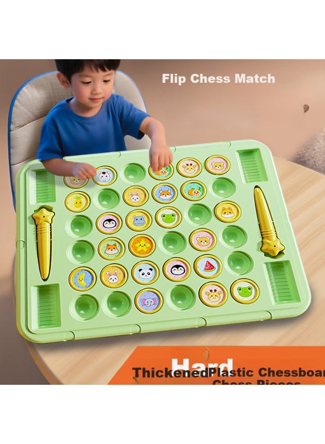 Temi Children'S Flip Chess Matching Puzzle Two-Player Battle Puzzle Toy Boys And Girls Table Game Boys And Girls Holiday Birthday Gift - Image 1