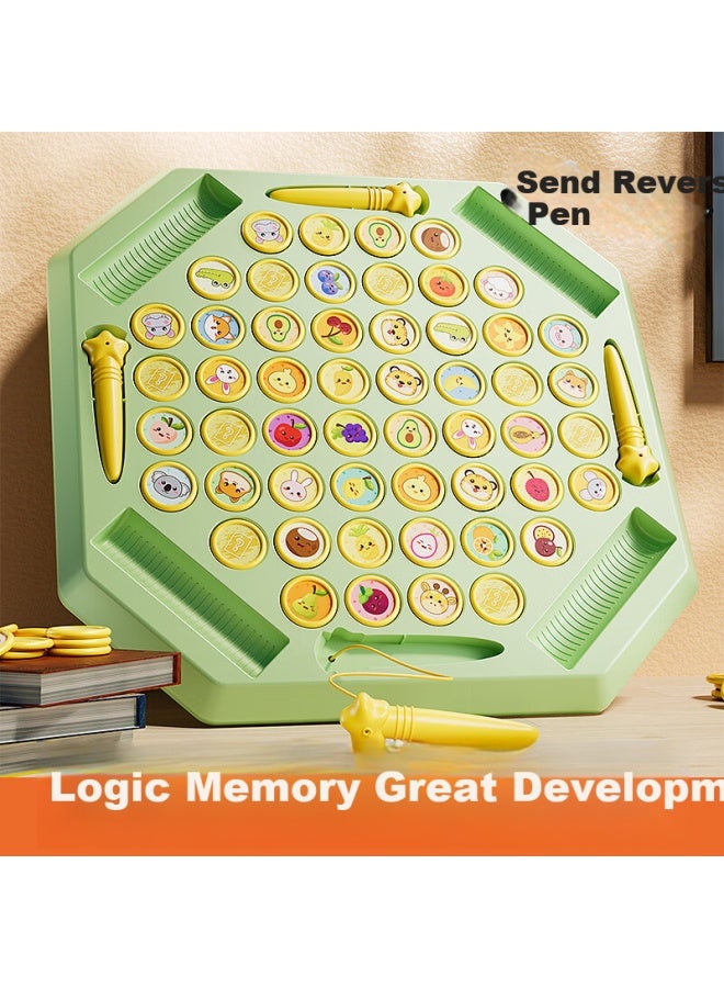 Temi Children'S Flip Chess Matching Puzzle Two-Player Battle Puzzle Toy Boys And Girls Table Game Boys And Girls Holiday Birthday Gift - Image 3