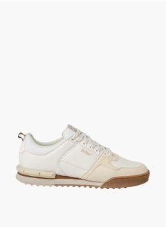 Lee Cooper Mens Panelled Sneakers With Lace-Up Closure  - Image 2