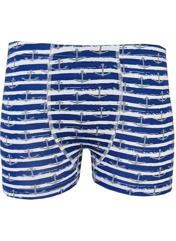 Tutku Passion 3 Pack Elastane Patterned Printed Boy Boxer