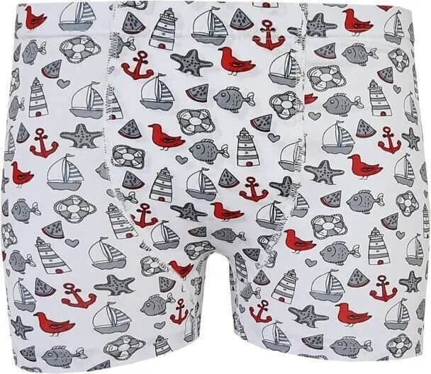 توتكو Passion 3 Pack Elastane Patterned Printed Boy Boxer