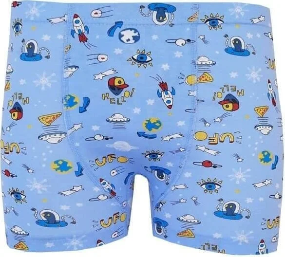 توتكو Passion 3 Pack Elastane Patterned Printed Boy Boxer