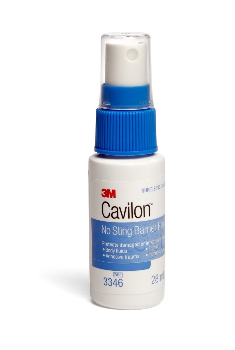 3m Cavilon No-Sting Barrier Film, Gentler Way to Protect Skin From Body Fluids, Adhesives, and Friction, Alcohol Free Barrier Film, Hypoallergenic and Latex Free, 28 ml Pump Spray