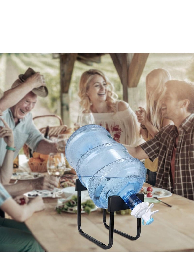 Water Dispenser Holder with Leakproof Valve Stainless Steel with Removable Plastic Handles and Water Bottle Rack for Indoor and Outdoor Use - pzsku/Z07E9F374B4DAF55B2C4CZ/45/_/1736944124/ea15183f-fa6f-4243-b463-246cf4a5890e