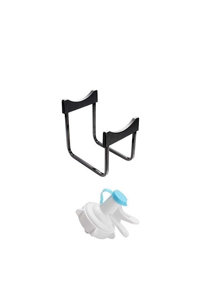 Water Dispenser Holder with Leakproof Valve Stainless Steel with Removable Plastic Handles and Water Bottle Rack for Indoor and Outdoor Use - pzsku/Z07E9F374B4DAF55B2C4CZ/45/_/1736944175/ba82bc5c-f716-4803-94a6-3e3688a6a605