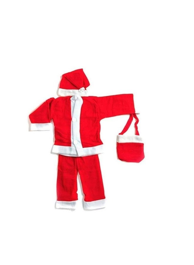 إيثيو فستان سانتا كلوز من إيثيو لعيد الميلاد للأطفال | فستان سانتا كلوز | فستان سانتا كلوز لعيد الميلاد للأطفال | فستان سانتا كلوز لحديثي الولادة من البنات والأولاد، فستان أحمر (من 0 إلى 6 أشهر) - Image 3