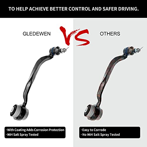 Gledewen Control Arms, Suspension Kit, Compatible with 2007-2012 Lexus LS460 RWD, w/Front & Left & Right & Lower & Upper & Rearward & Forward Control Arm w/Ball Joint (8PCS), K642208 K642988 K622207 K622209 - Image 5