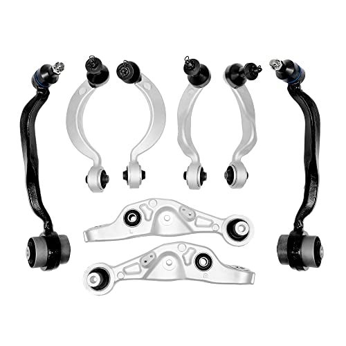 Gledewen Control Arms, Suspension Kit, Compatible with 2007-2012 Lexus LS460 RWD, w/Front & Left & Right & Lower & Upper & Rearward & Forward Control Arm w/Ball Joint (8PCS), K642208 K642988 K622207 K622209 - Image 1