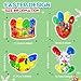CHHOEAV 4 Pcs Color Sorting Sensory Toys Color Matching Game Quiet Travel Toy Easter Basket Stuffers Essential Easter Egg fillers Gift for Toddlers Montessori Toys for Kids Boys Girls - Image 4