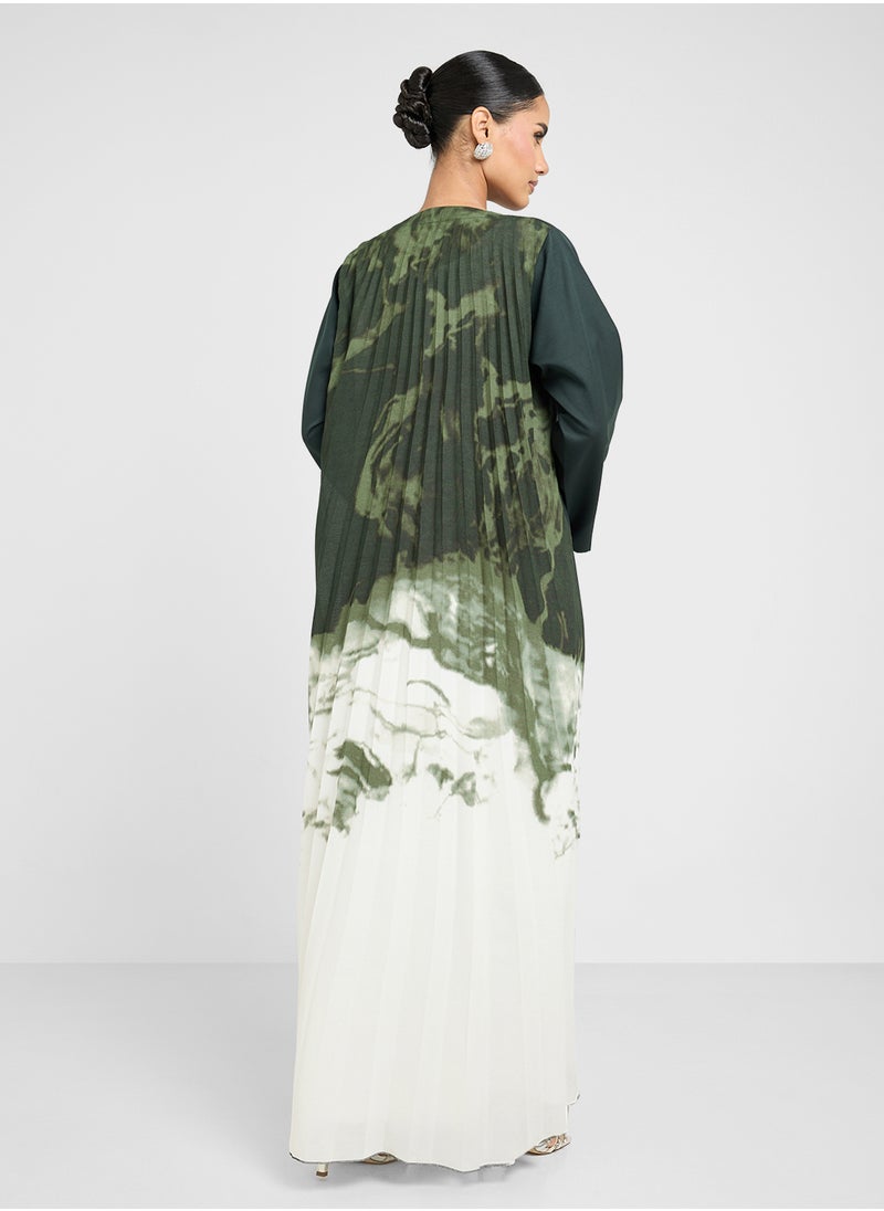 Khizana - Print Abaya & Sheila - Image 1