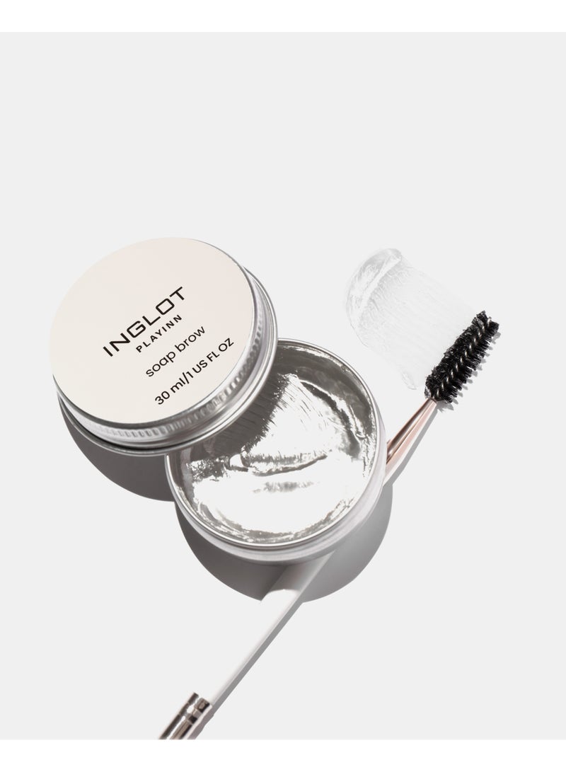 INGLOT Playinn Brow Soap for Eyebrow Styling & Setting, 30ml - Image 4