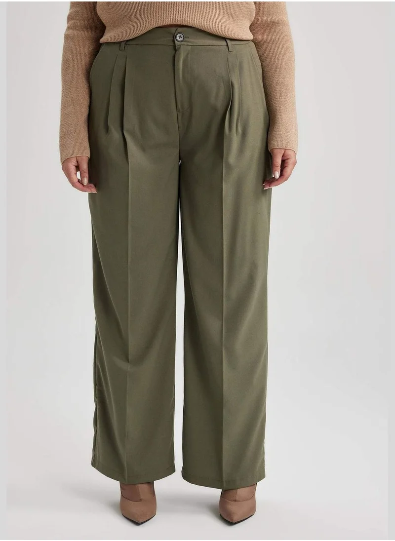 DeFacto Woman Wide Leg Woven Trousers