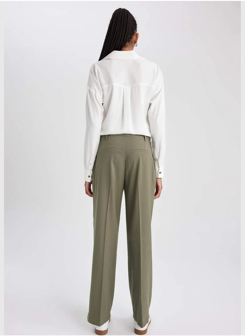 DeFacto Woman Wide Leg Woven Trousers
