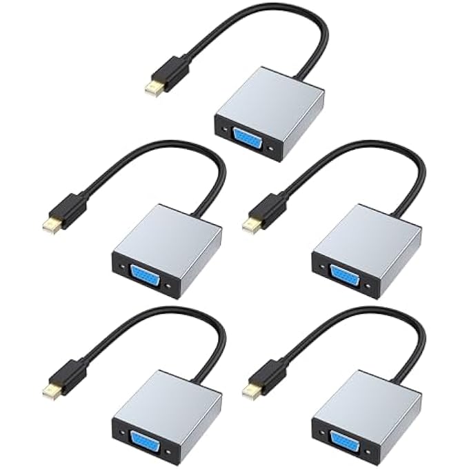 rayihni Rayihni Mini Displayport To Vga Adapter 5 Pack minidisplayport Z07EA273789BE5BB32D53Z
