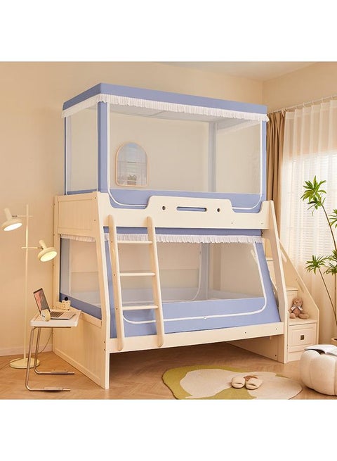 Class A Maternal And Infant Grade Upper And Lower Bed Mosquito Net Bed Bed Mosquito Net Bookshelf Student Dormitory Shading Mosquito Net High Telescopic