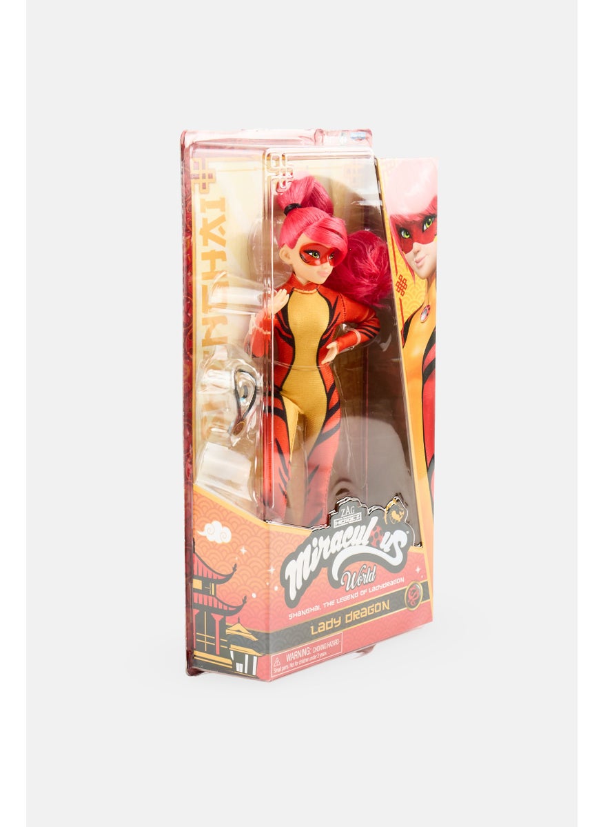 ZAG Heroez Miraculous Lady Dragon Miraculous Shanghai Movie 10,5 inch Fashion Doll with Accessories, Multicolor  - Image 3