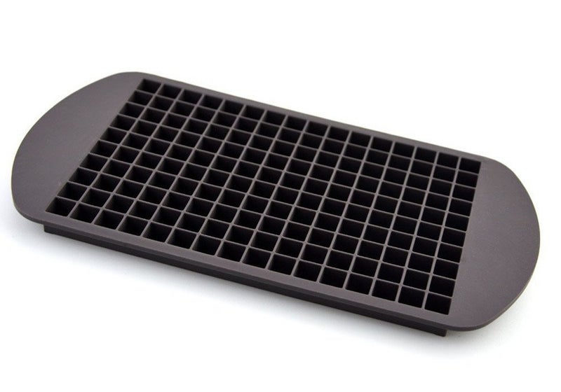 Yueton Yueton 160 Tray Silicone Frozen Mini Cube Ice Mold Candy Chocolate Jelly Mold Dark Brown