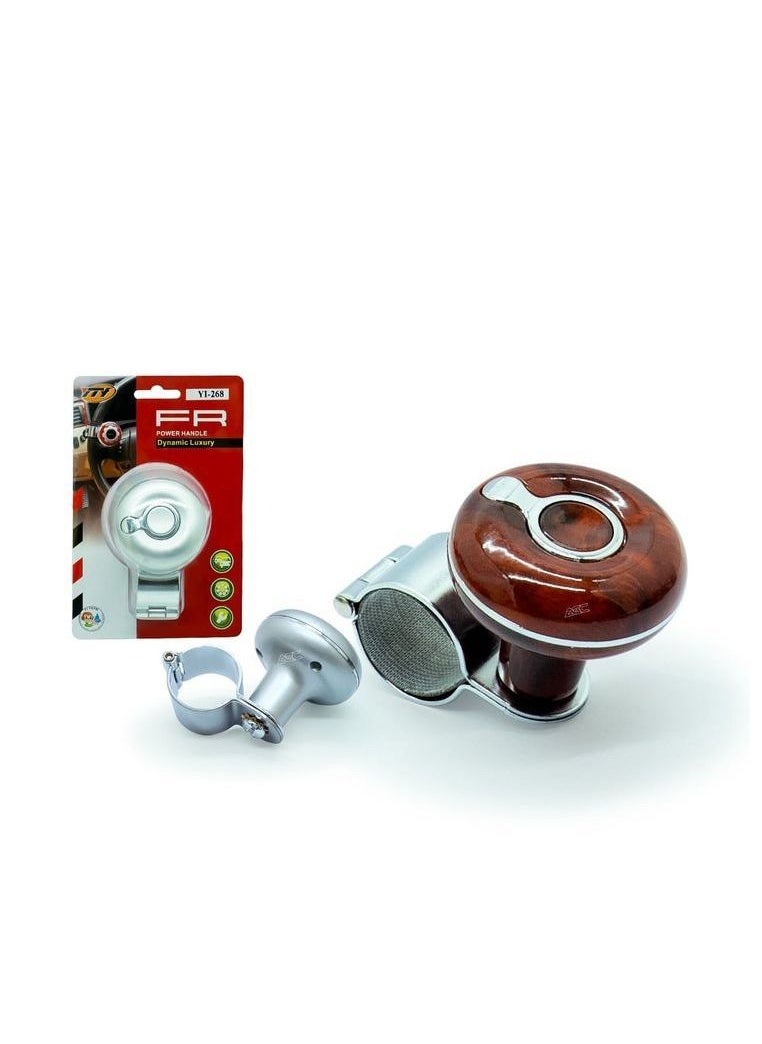 Agc - Car Steering Wheel Knob Dynamic Luxury 360° Degree Rotation Universal - Image 1