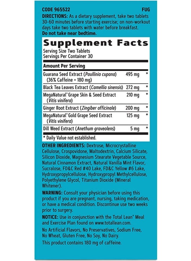 GNC TOTAL LEAN BURN 60 - Image 4