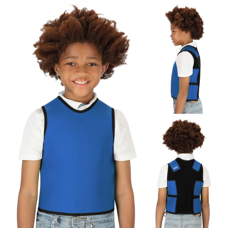 Special Supplies Special Supplies Sensory Compression Vest Deep Pressure Comfort Blue Small