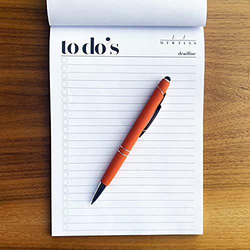 HADIGU To Do List Notepad A5 Size (8.3"X5.8") Daily To Do List Planner, Productivity Planner, Stylish Design, Quality Thick Paper, Hardcover, Undated, Ruled Pages, Checkboxes, Deadline Column, Date Section. - Image 2