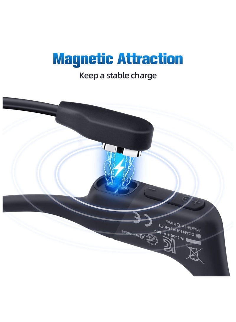 erorex Charging Cable for Aeropex/OpenRun, OpenRun Pro, OpenRun Mini & OpenComm 2/UC, Charging Cable, Magnetic USB Cable Compatible with Headphones Charger - 3.3ft(2-Pack) - Image 4