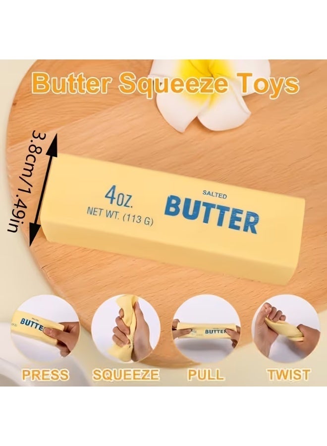SquishyFun Cute Butter Shaped Squishy Toy Super Soft Texture - Image 5