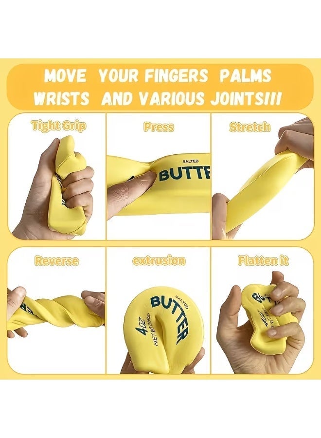 SquishyFun Cute Butter Shaped Squishy Toy Super Soft Texture - Image 2