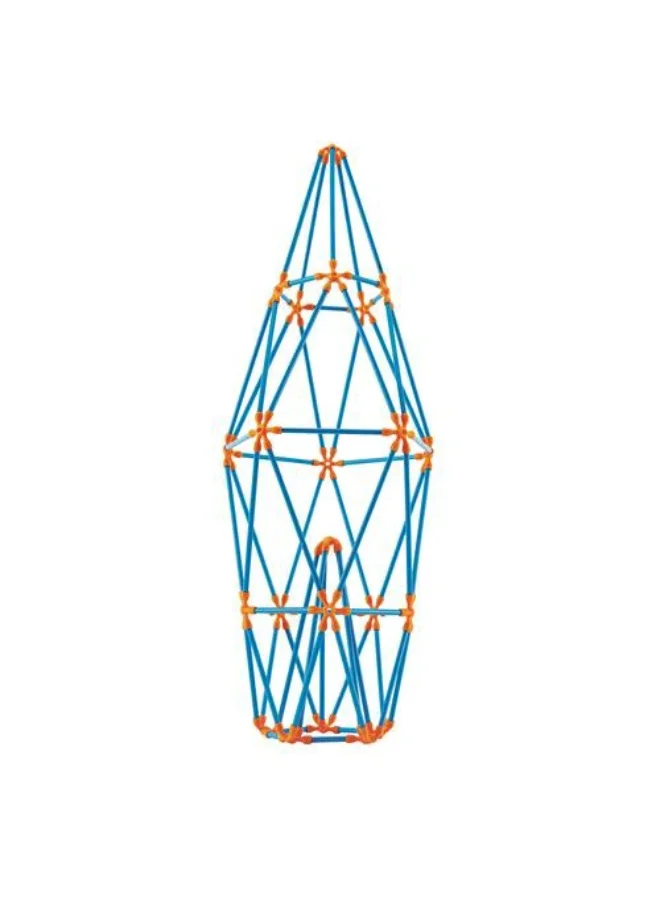 هيب Multi-Tower Kit - Bamboo Construction Kit to Build Four Famous Towers, Includes 98 Sticks, 34 Flexible Connectors, and Instructions, For Ages 4+