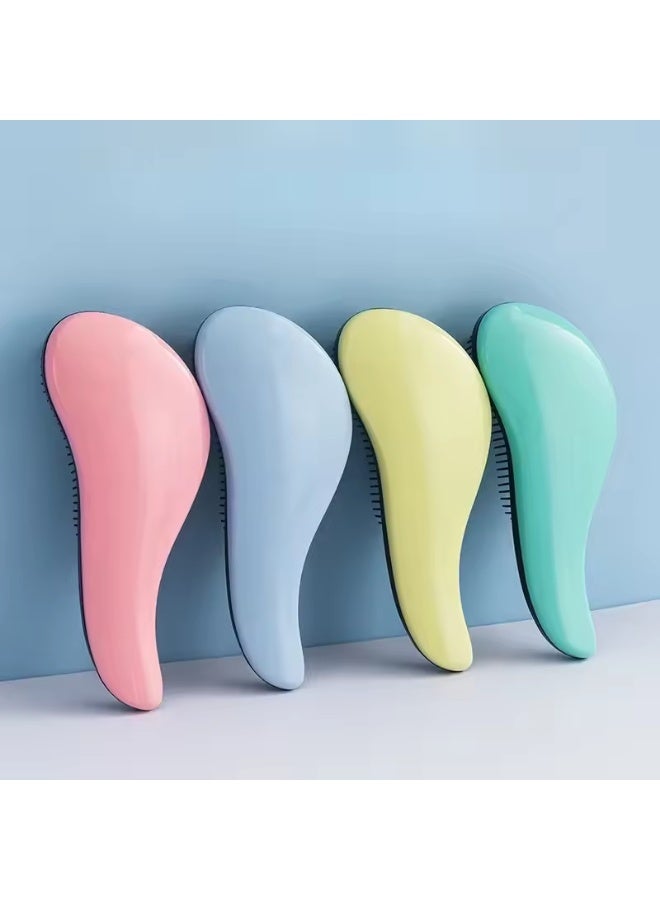 Professional detangling hairbrush for children and adults – flexible, gentle on the scalp, suitable for all hair types – 1 piece - Image 1