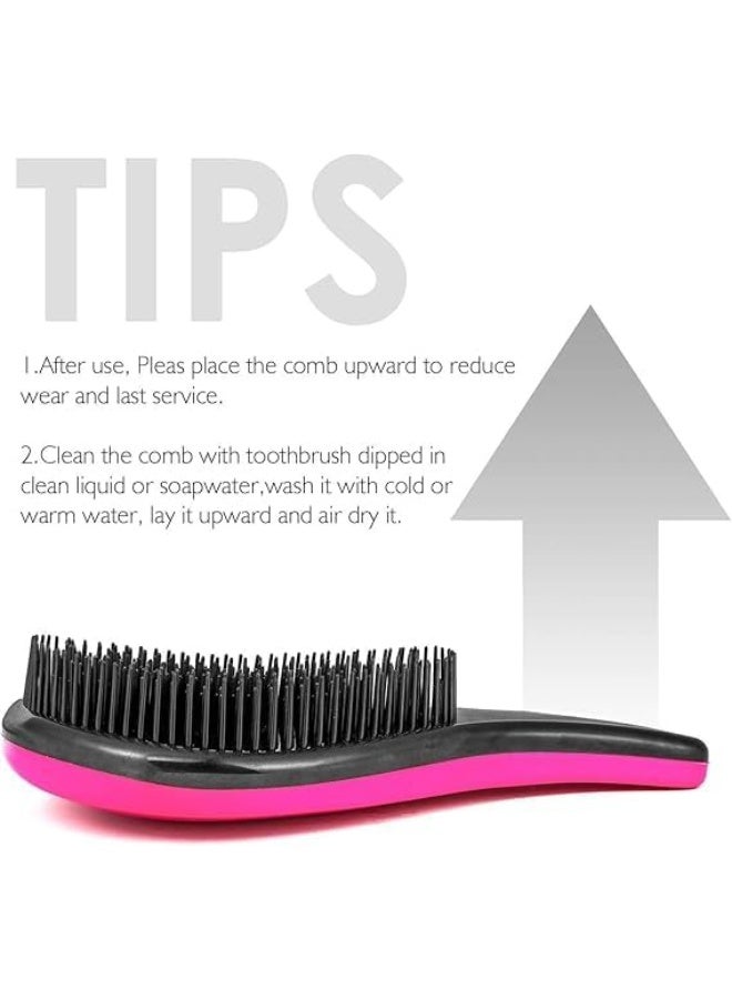 Professional detangling hairbrush for children and adults – flexible, gentle on the scalp, suitable for all hair types – 1 piece - Image 5