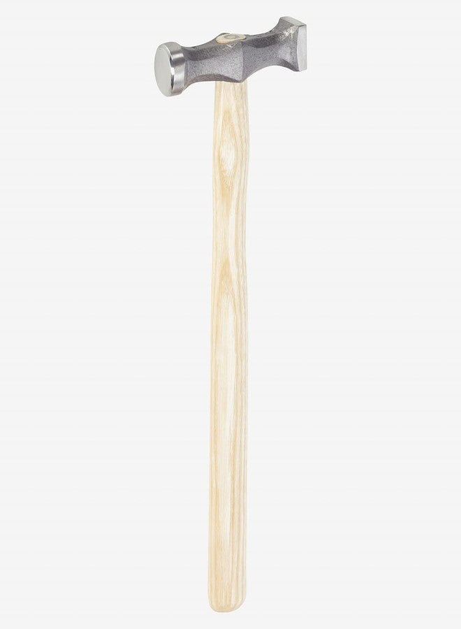 Picard Plumbers Hammer 300g - Dual Flat Polished Faces (Square & Round, 28mm), Hardened Alloy Steel Head, Ash Handle - Professional Plumbing & Metalworking Tool, 0016501-0300