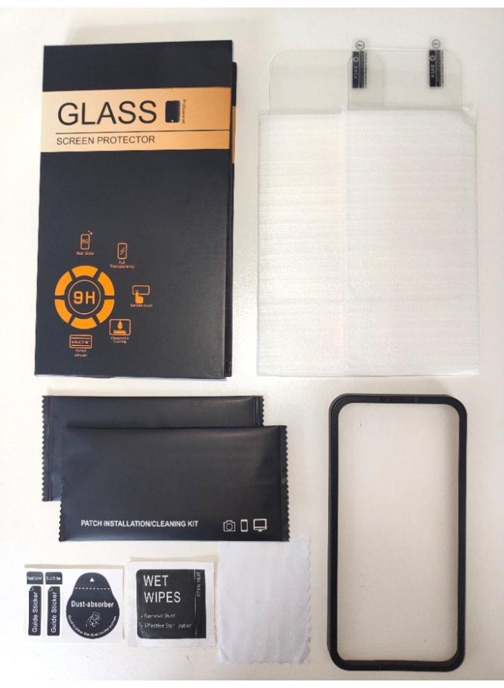 MonaPlay [2pcs] iPhone 17 Pro Screen Protector, HD Clear, Tempered Glass with Alignment Frame, Bubble-Free, Anti-Fingerprint, Easy Install - Image 2
