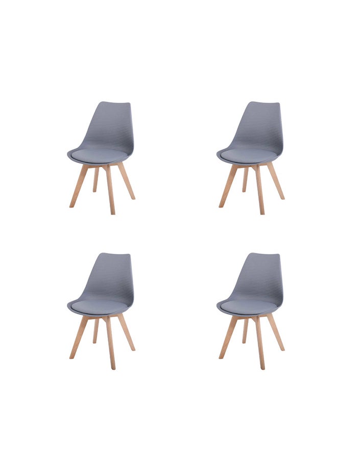 JILPHAR FURNITURE Jilphar Furniture Armless Dining Chair 1154A set of 4pcs 