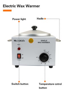 Meishida Wax Warmer Single Pot Electric Wax Melt Heater Machine for Home and Spa Use  - Image 2