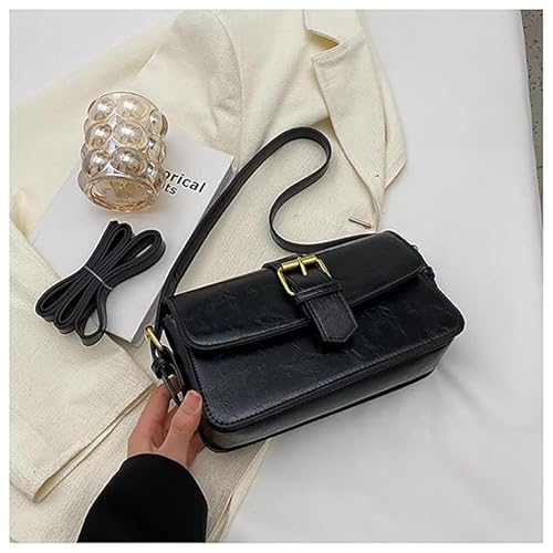 SIBY Women's Shoulder Purse (Black) - Image 3