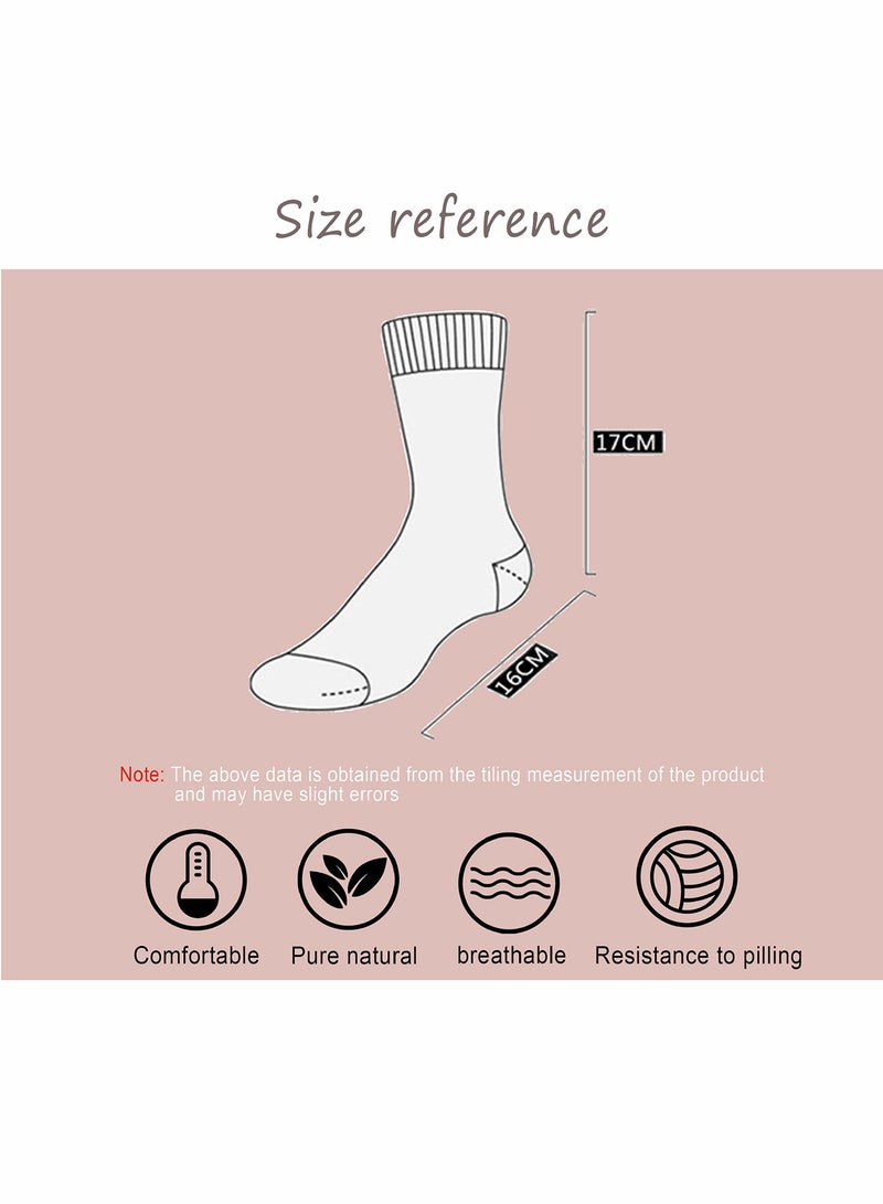 Excefore Cat Claw Socks for Women Girl Lovely Cotton Socks Cute Coral Fleece Multipack Casual Socks Novelty Breathable Soft Comfortable Animal Socks Gifts 5 Pairs - Image 5
