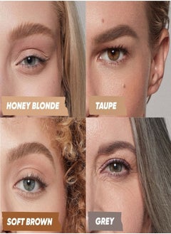 Kosas Kosas Air Brow Tinted Clean Volumizing Eyebrow Gel 3.7g - Taupe - Cool Blonde Full, Fluffy & Defined Brows  - Image 4