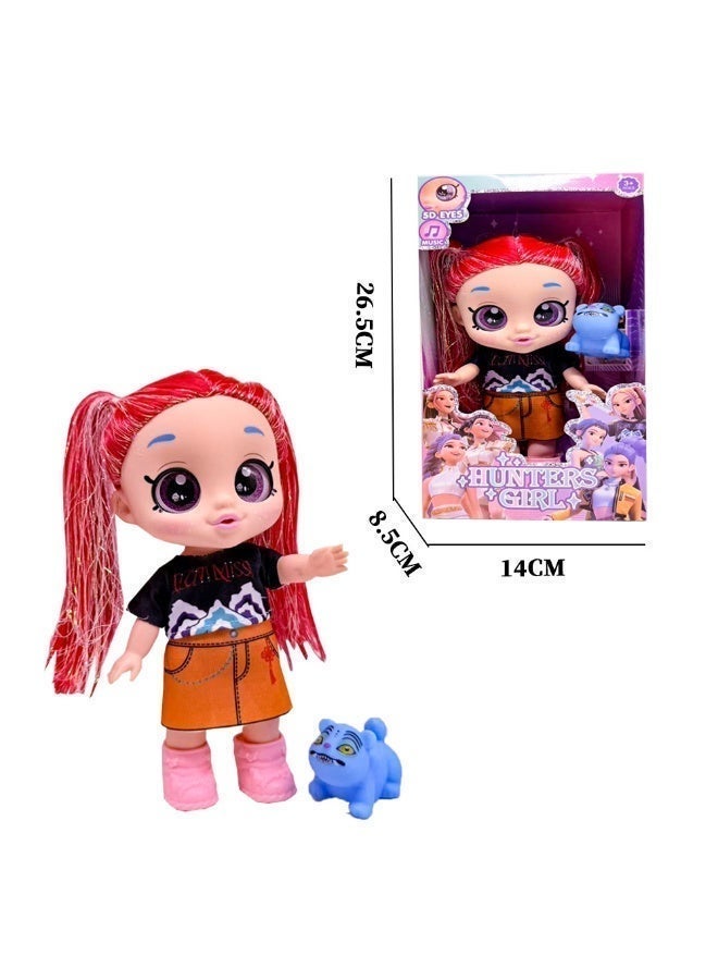 KPop Demon Hunters hand-made 5-joint movable doll toy model decoration desktop decoration toy gift for family and Friends - Image 1