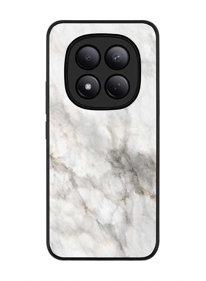 For Xiaomi Redmi Note 15 Pro 4G Case,Slim fit Camera Protection, Shockproof Thin Phone cover  - Marble Print Beige Grey