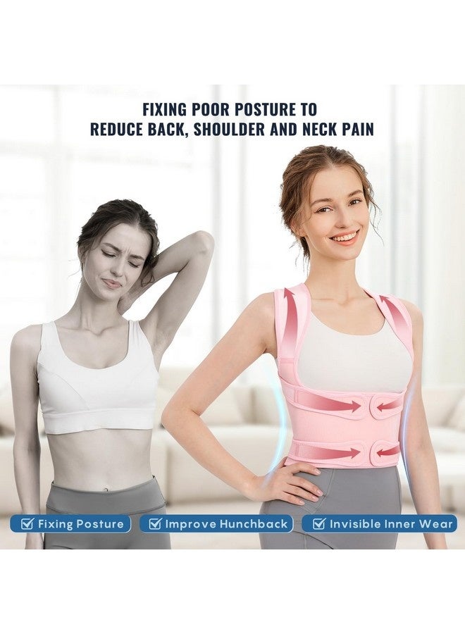 Beauenty Upgraded Full Back Brace Posture Corrector for Men and Women: Breathable Adjustable for Upper and Lower Back Pain Relief- Scoliosis Hunchback Thoracic Spine Corrections and Back Support (M Size) - Image 5