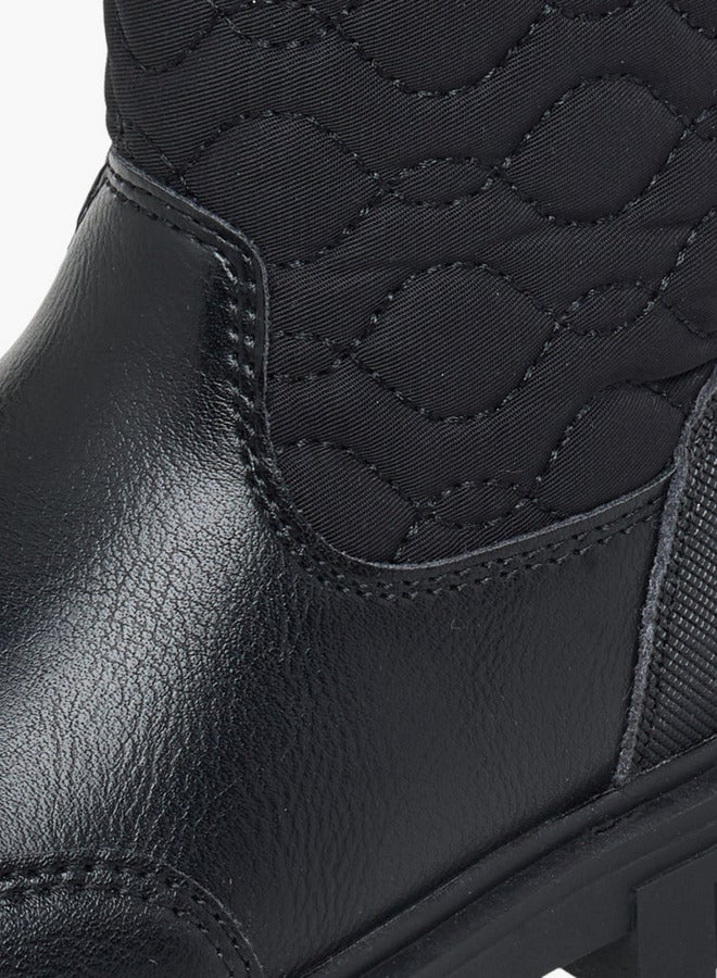 لي كوبر بوت بناتي مبطن بسحاب لاصق - Image 4