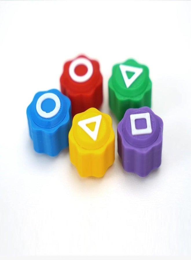 Belula Gonggi Game Set, Stones Rubber Dices Playing Pieces with Storage Case, Squad Traditional Korean Game, Travel Friendly Helpful to Enhance Motorskills (Multicolor, 5 Pices Set of 1) - Image 3