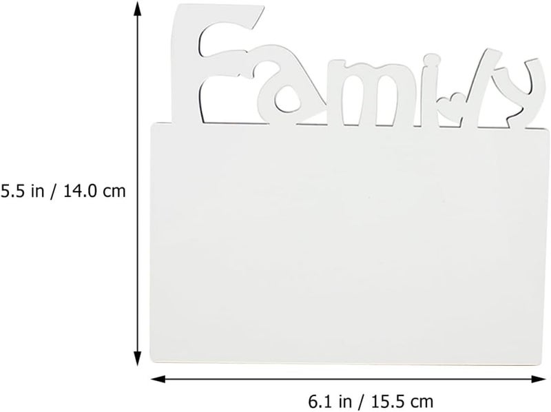 GALPADA Heat Press Wooden Picture Frame Sublimation Blank DIY Photo Frame Board White Hollow Letter Design Tabletop Display - Image 2