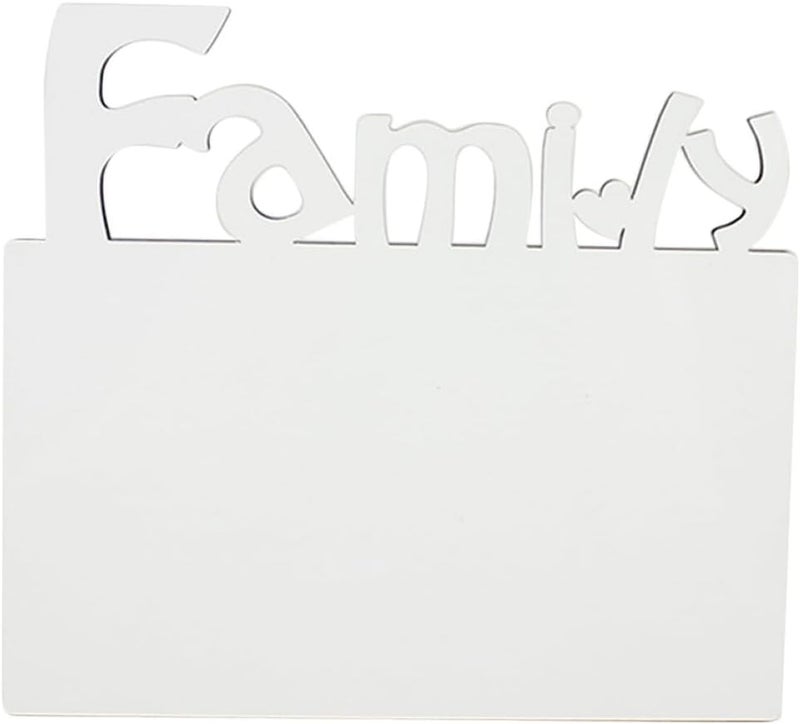 GALPADA Heat Press Wooden Picture Frame Sublimation Blank DIY Photo Frame Board White Hollow Letter Design Tabletop Display - Image 1