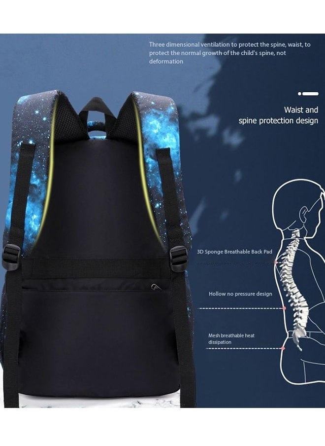 GoldenLike Kids Rolling Backpack,Large Capacity Children School Bag,Boys Girls School Wheeled Backpack,Durable Students Bookbag,Fashion Printed Trolley Schoolbag for Elementary and Middle School  - Image 5
