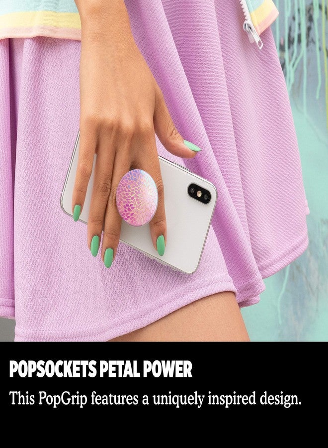PopSockets PopGrip: Phone Grip and Phone Stand, Collapsible, Swappable Top, Petal Power Gloss - Image 5