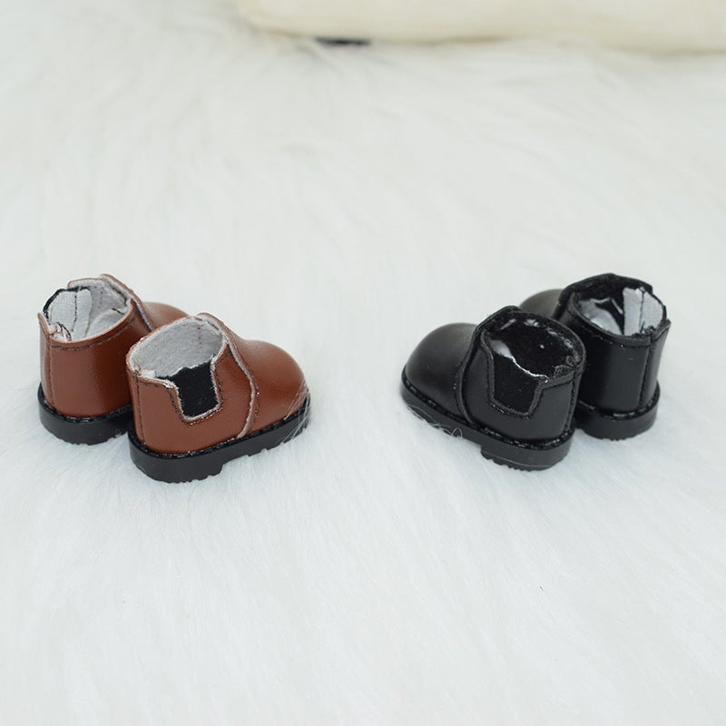Baby Shoes 10cm Cotton Doll Shoes Star Doll High Boots Toy Accessories Doll Baby Boots Dress up(Black Boots, 3.8CM) - Image 5